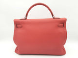 Hermes Kelly 40cm Vermillion Red Togo Palladium Shoulder Bag Do0523erxzde