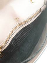 Prada Saffiano Leather Pattina Chain Shoulder Bag Eb0526clrsa