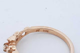 14k Yellow Gold Nugget Ring With Diamond 2.5 Grams Size 6.75 Eb0526lcrde