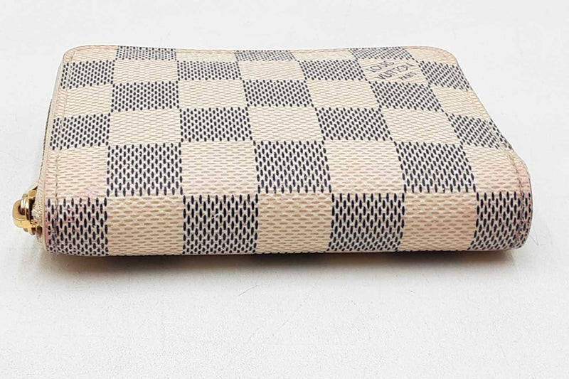 Louis Vuitton Damier Azure Zippy Coin Purse Wallet Eb1125lrxdu