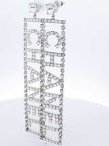 Chanel Strass Logo Drop Earrings 21.5 Grams Eb0826orxdu