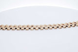 10k Yellow Gold Link Bracelet 12 Grams 7.5 Inch Eb0326ixzsa