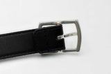 Saint Laurent Black Belt With Silver Tone Buckle Eb0724rxdu