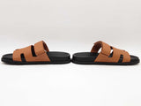 Hermes Chypre Brown Sandals Size 10 Sd0926pzxde