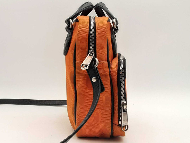 Gucci Off The Grid Nylon Orange Handbag Aa1025przsa