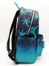 Mcm Stark Ceramic Blue Gradation Palm Canvas Backpack Do0625wxzde