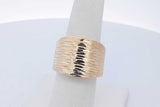 14k Yellow Gold Dome Ring 4.1 Grams Size 7 Eb0726wxzde