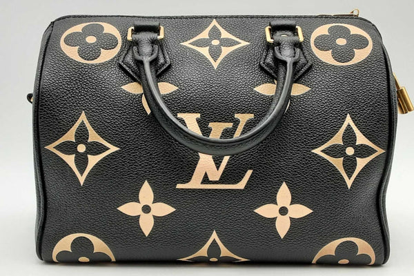 Louis Vuitton Bicolor Monogram Empreinte Leather Speedy Bandouliere Eb0225lrxzsa