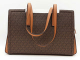 Michael Kors Laila Medium Signature Logo Tote Bag Sd0926pzde