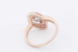0.66cttw Diamond Ring In 14k Yellow Gold 4.4 Grams Size 7.75 Eb0426wxzsa