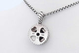 David Yurman Onyx Sterling Silver Pendant Necklace 10 Grams 17 Inch Eb0626lxzde