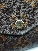 Louis Vuitton Sarah Wallet In Monogram Coated Canvas Fw0826pzxdu