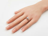 1.02 Cttw Diamond & 14k White Gold Solitaire Engagement Ring 3.9 Grams Size 7.25 Fw0726lcexdu
