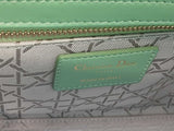 Christian Dior Lady Dior Mint Green Cannage Top Handle Bag Eb1225lrxzde