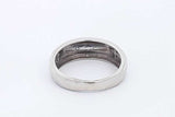 0.07ctw Diamond Ring In 10k White Gold 3.5 Grams Size 8.75 Eb0425ersa