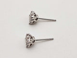 0.4 Cttw Lab Grown Diamonds 0.925 Silver 1.7g Stud Earrings Do1124exde