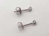 0.25 Cttw Lab Grown Diamonds 14k White Gold 0.7g Stud Earrings Do0325erde