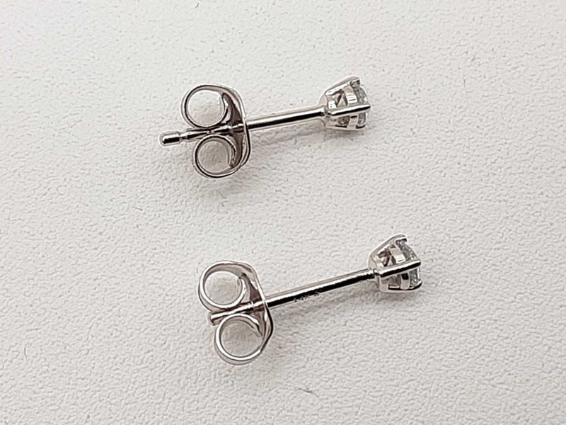 0.25 Cttw Lab Grown Diamonds 14k White Gold 0.7g Stud Earrings Do0325erde