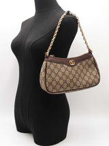 Gucci Ophidia Small Shoulder Bag In Gg Supreme Coated Canvas Fw0926erxdu