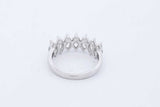2.1cttw Lab Grown Marquis Diamond Ring 14k White Gold 3.31g Size 6.75 Eb726exzde
