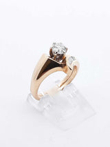 0.55 Cttw Diamond & 14k Yellow Gold Ring 4.7 Grams Size 6 Fw0825wzxdu