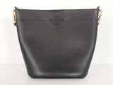 Tory Burch Black Pebbled Leather Mcgraw Bucket Bag Sd0726ozde
