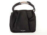 Yves Saint Laurent Ysl Pochon Mini Black Satin Pouch Clutch Handbag Do1125pxzde