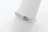 0.12cttw Princess Cut Diamond Ring In 14k White Gold 2 Grams Size 7 Eb0926loxsa