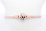 Pandora Rose Gold Plated Shooting Star Bangle Bracelet 8.1 Grams Eb0924wxsa