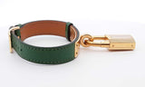 Hermes Kelly- Cadenas Watch With Green Leather Band Ebpxzdu 144030007238