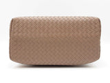 Bottega Veneta Small Roma Shoulder Bag In Taupe Intrecciato Leather Fw1225irxdu