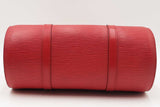 Louis Vuitton Epi Castillan Red Leather Soufflot Eb1225ocrdu