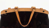 Louis Vuitton Brea Mm Handbag In Monogram-embossed Burgundy Vernis Fw0526pzxdu