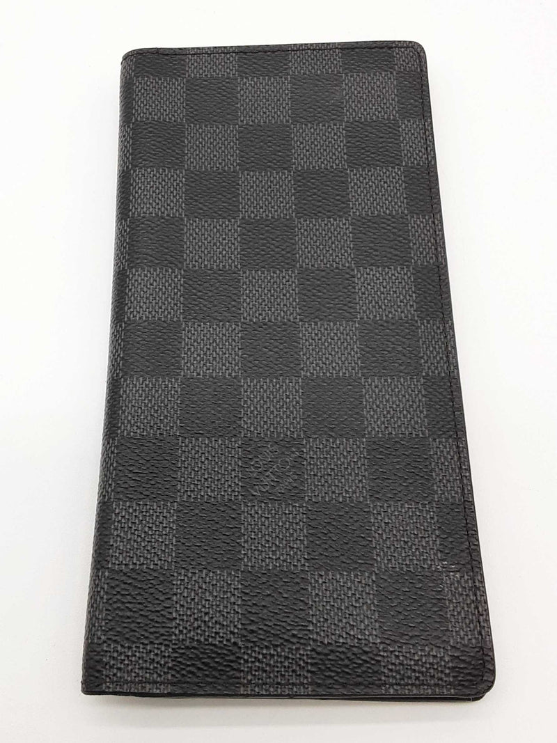 Louis Vuitton Brazza Black Graphite Damier Wallet Do0525wxzde