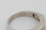 0.78cttw Princess Cut Diamond Ring In 14k White Gold 5.2g Size 6.75 Eb0926prxsa