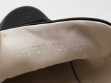 Gucci Ace Sneakers In Gg-embossed Perforated Black Leather Size 10.5 Fw0626lordu