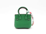 Mini Luxury Bag Charm In Green Fw0825idu