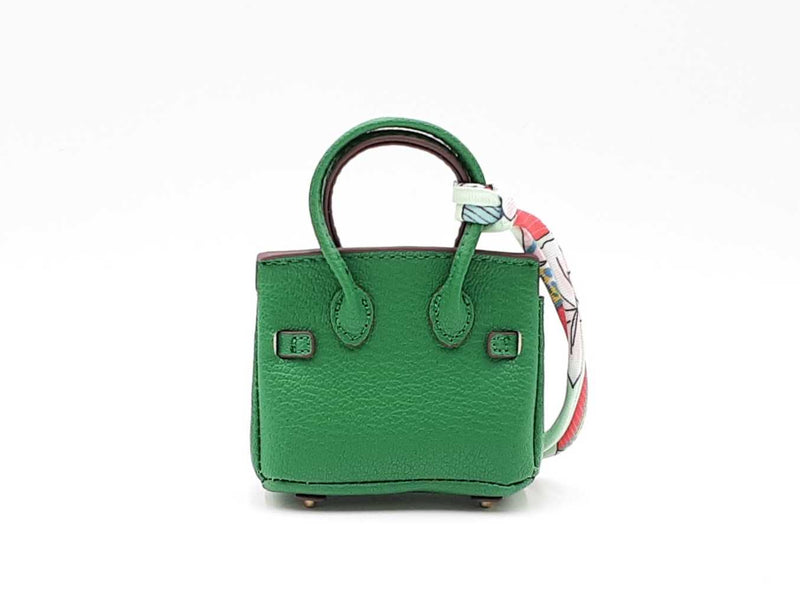 Mini Luxury Bag Charm In Green Fw0825idu