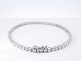 5.10 Cttw Lab-grown Diamond & 14k Gold Tennis Bracelet 6.9g 7 Inch Fw0326lpxzdu
