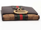 Gucci Gg Canvas / Leather Multi-color Wallet Aa0826lzxsa