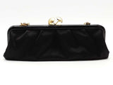 Coach Vintage Kiss Lock Clutch Black Aa0826wzsa