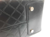 Michael Kors Gramercy Black Chain Logo Leather Satchel Tote Bag Do0826rxde