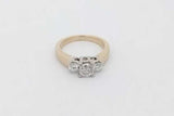 0.8cttw Diamond Ring In 14k Yellow Gold 5.2 Grams Size 5.75 Eb1026lxxzsa