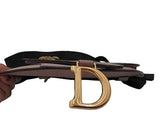 Christian Dior Saddle Beltbum Brown Purse / Handbag Kb1225sxzmia