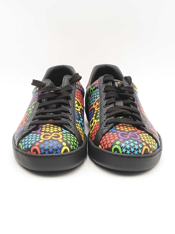 Gucci Gg Supreme Monogram Psychedelic Multi-color Sneakers Size 7 Sd0425lezsa