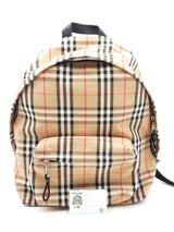 Burberry Check Backpack In Archive Biege Eb1224wxzdu