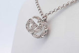 Gucci 925 Sterling Silver Gg Logo Pendant Necklace 5.3 Grams 17 Inch Eb0226rdu