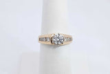 0.64cttw Diamond 14k Yellow Gold Ring 5.1 Grams Size 6.5 Eb0626rxzdu