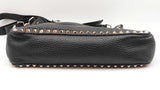 Valentino Rockstud Black Grained Leather Shoulder Bag Sd0426pzxdu