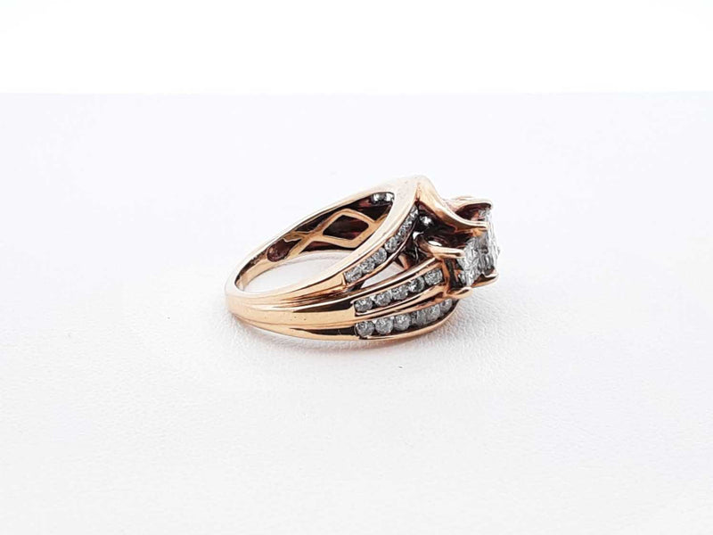 1.78 Cttw Diamond & 10k Yellow Gold Ring 5 Grams Size 4.5 Fw1124wrxdu